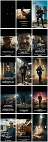 دانلود موزیک ویدئو جدید کارگر از شهرام بختیاری